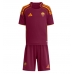 Maglie da calcio AS Roma Artem Dovbyk #9 Prima Maglia Bambino 2025-26 Manica Corta + Pantaloni corti)